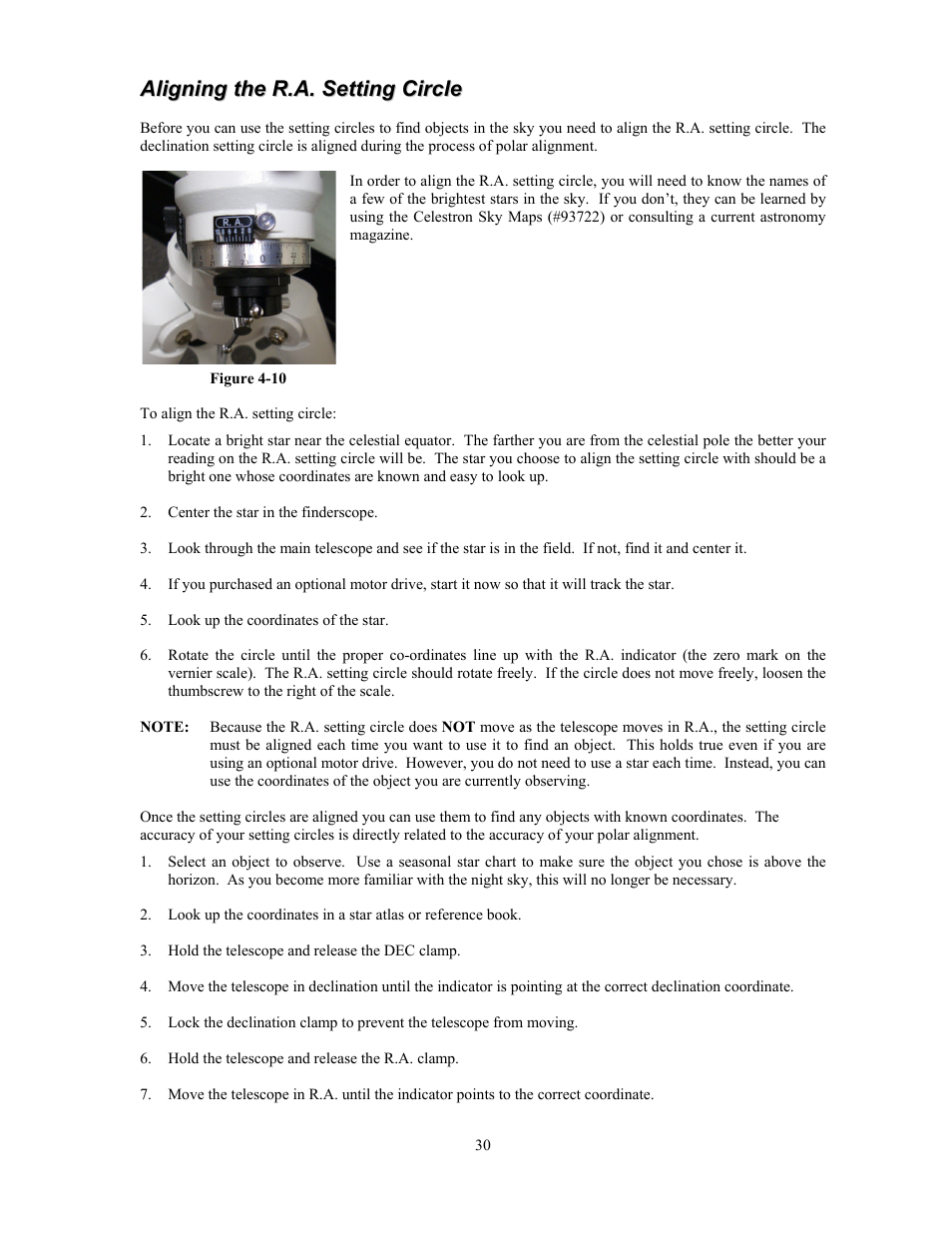 Celestron OMNI XLT 102 User Manual | Page 30 / 62