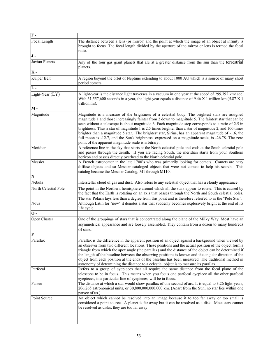 Celestron OMNI XLT 102 User Manual | Page 53 / 62