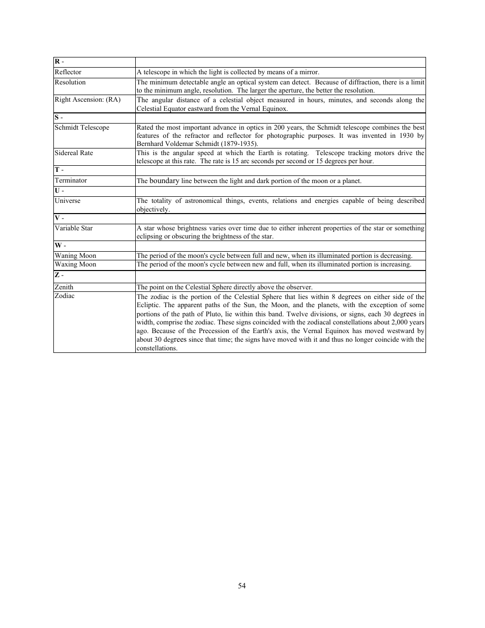 Celestron OMNI XLT 102 User Manual | Page 54 / 62