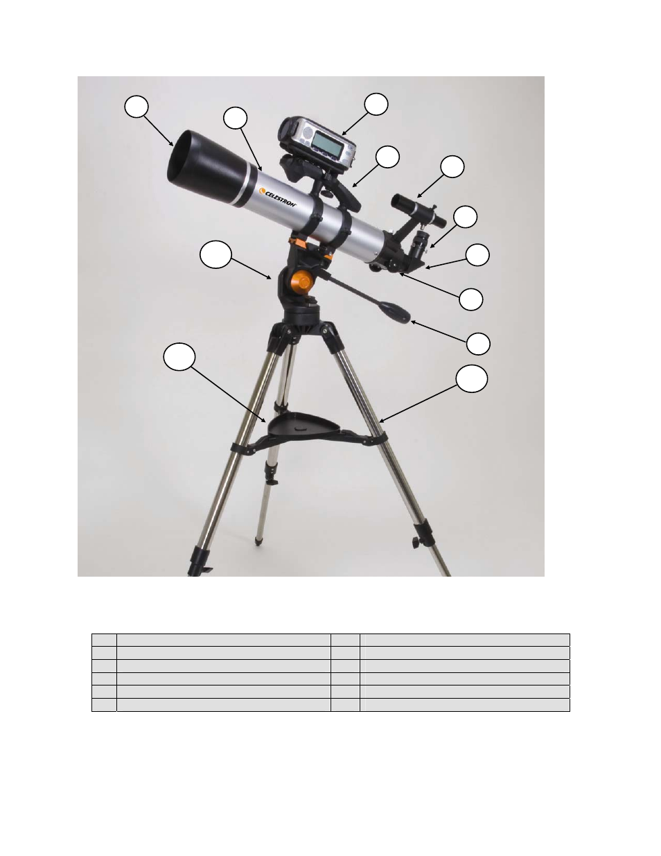 Celestron SkyScout Scope 90 User Manual | Page 4 / 16