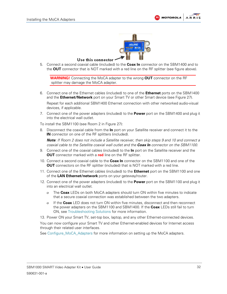 ARRIS SBM1000 User Guide User Manual | Page 40 / 82