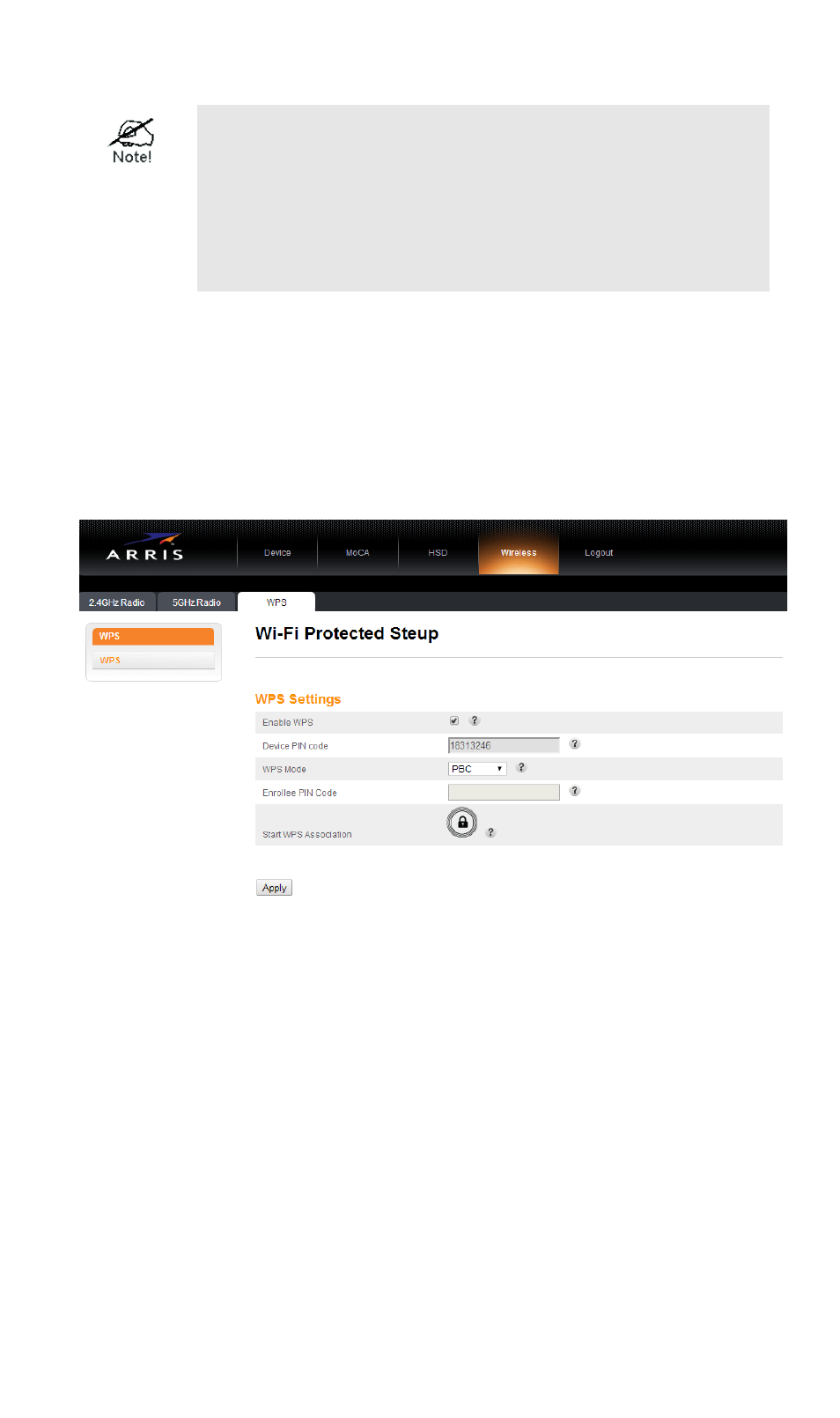 ARRIS WECB460 User Manual | Page 16 / 20
