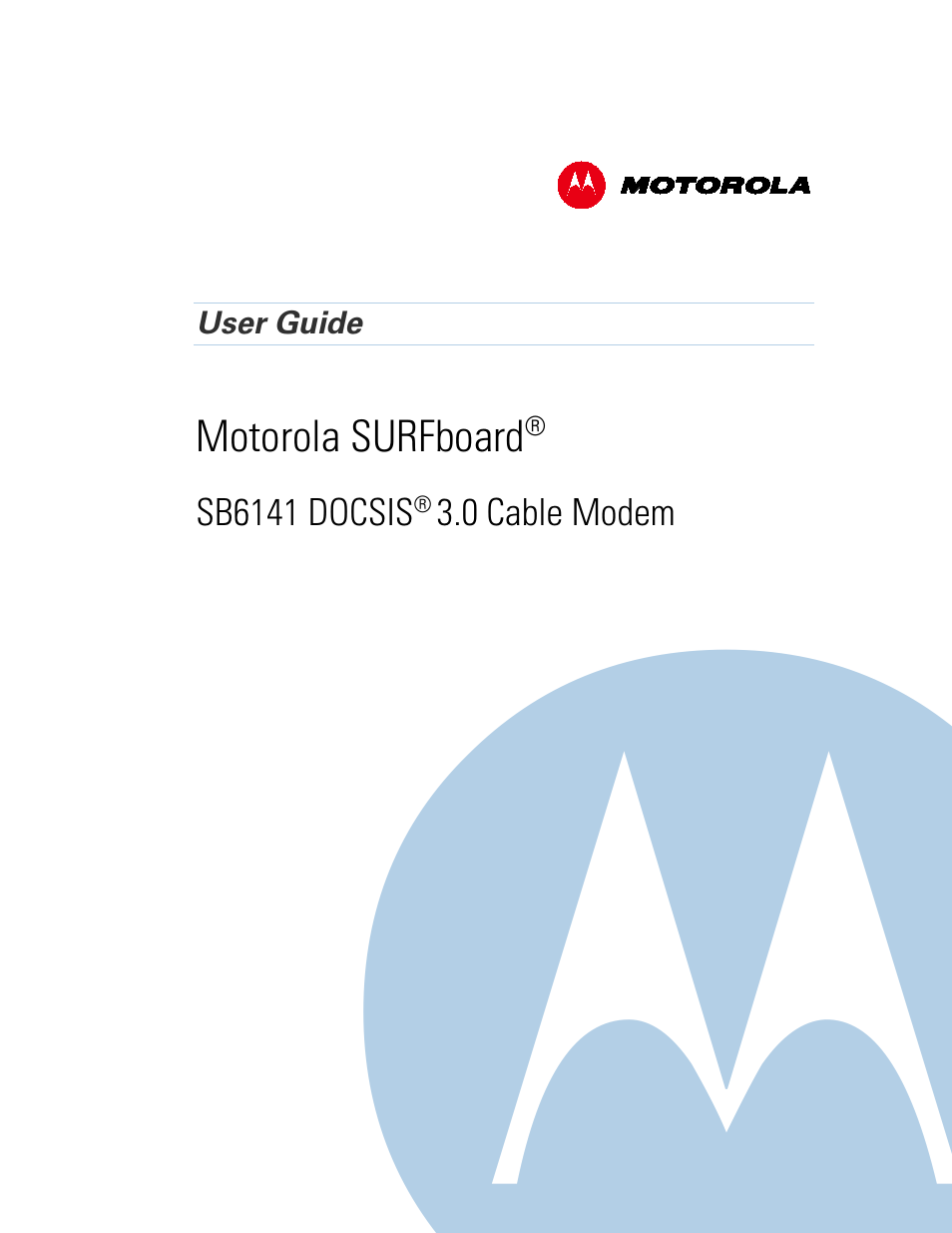 ARRIS SB6141 User Guide User Manual | 24 pages