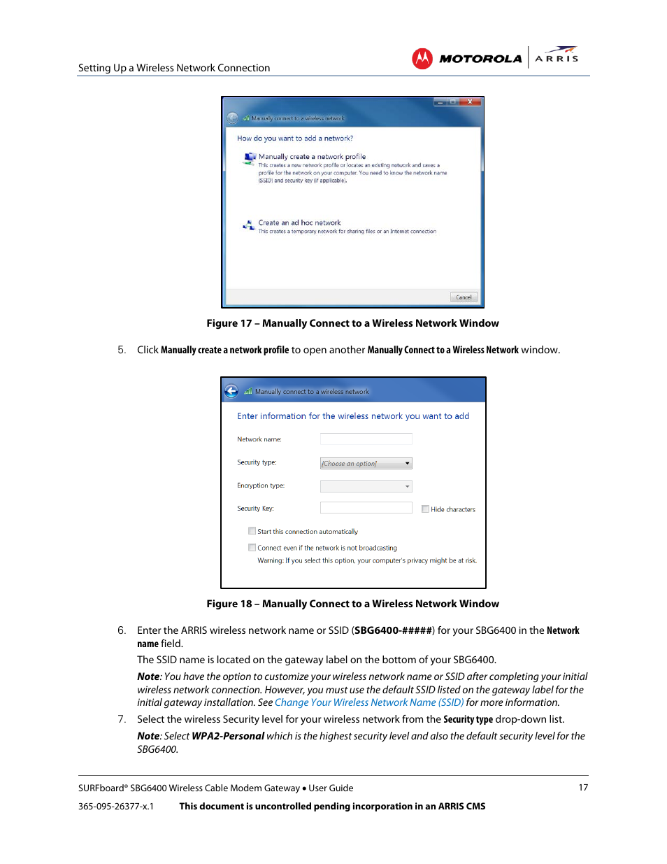 ARRIS SBG6400 User Guide User Manual | Page 26 / 59