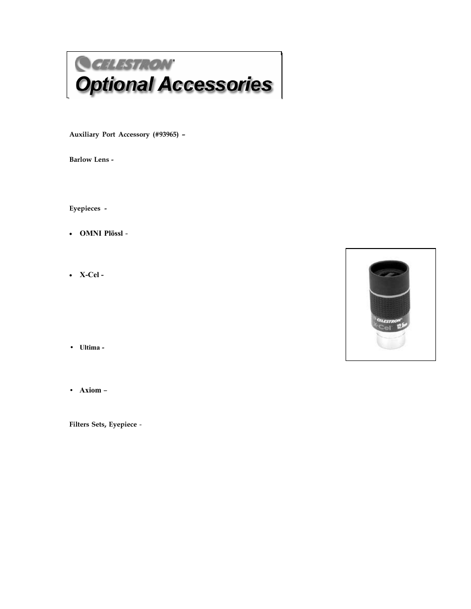 Celestron C100ED-R User Manual | Page 45 / 67