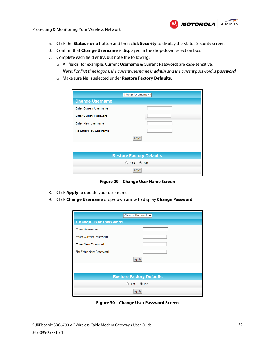 Set up parental controls, Figure 31 – firewall protection level screen | ARRIS SBG6700 User Guide User Manual | Page 43 / 86