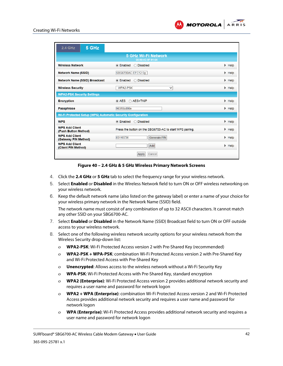 ARRIS SBG6700 User Guide User Manual | Page 53 / 86