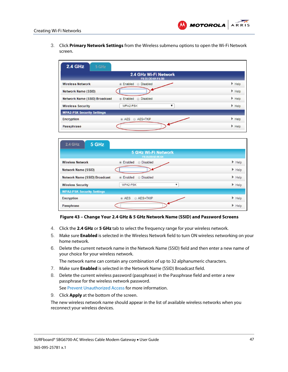 Table 8: basic dhcp screen-field descriptions | ARRIS SBG6700 User Guide User Manual | Page 58 / 86