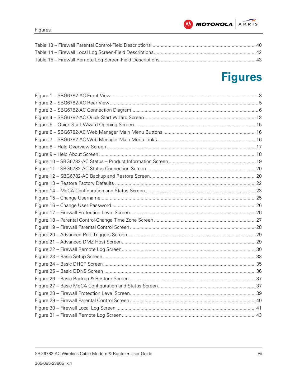 Figures | ARRIS SBG6782 AC User Guide User Manual | Page 9 / 55