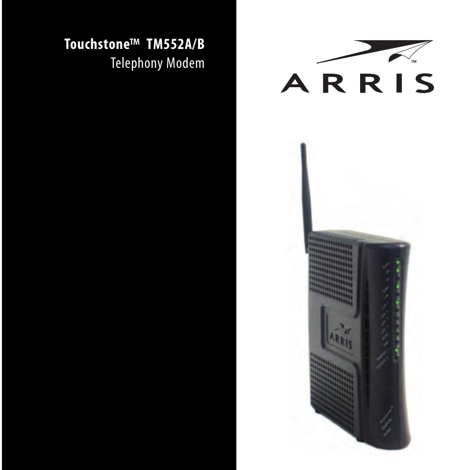 ARRIS TM552AB Quick Start Guide User Manual | 6 pages