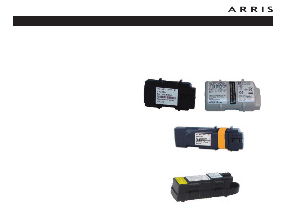 Battery installation and removal (wtm652g only), Battery, Installation | ARRIS WTM652 User Guide User Manual | Page 13 / 85