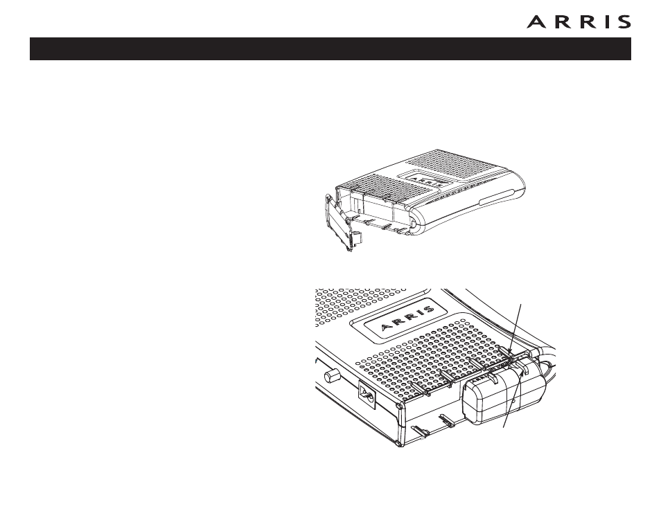 Basic backup battery installation | ARRIS WTM652 User Guide User Manual | Page 14 / 85