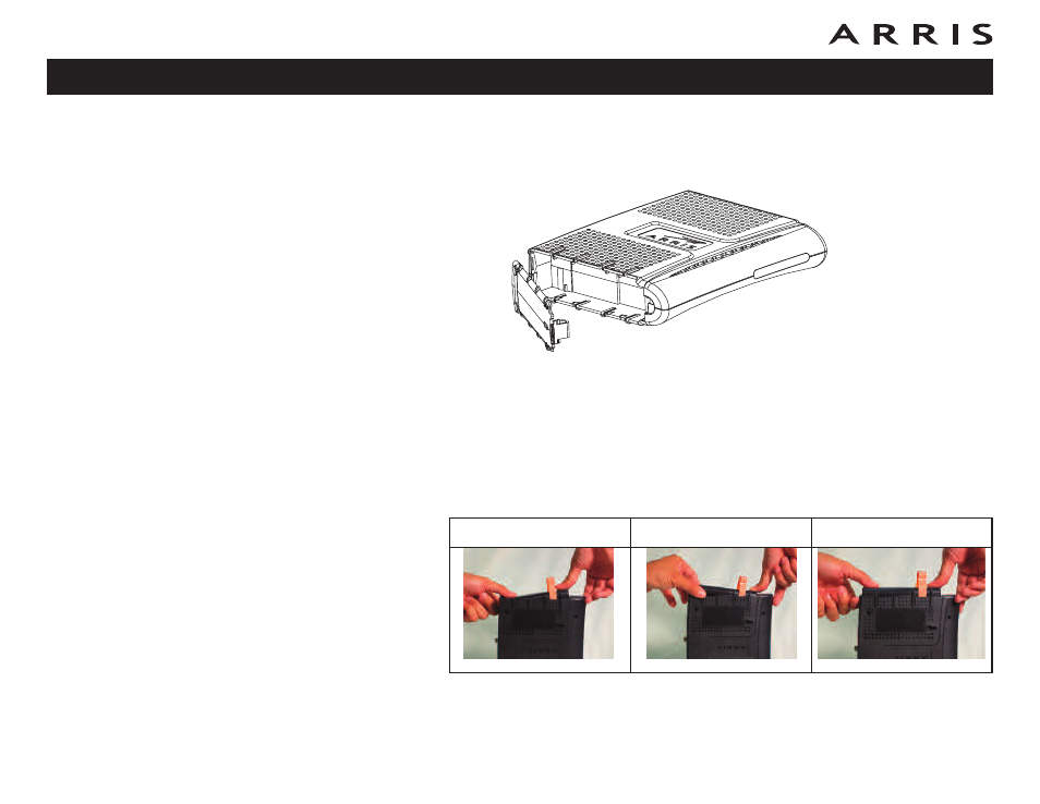 Extended backup battery installation | ARRIS WTM652 User Guide User Manual | Page 16 / 85