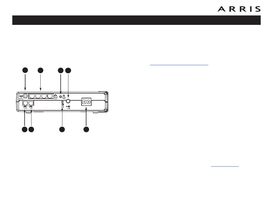 Connecting the telephony modem | ARRIS WTM652 User Guide User Manual | Page 27 / 85