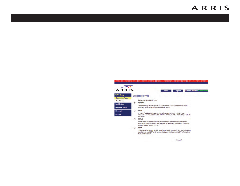 Setting up your wan connection | ARRIS WTM652 User Guide User Manual | Page 33 / 85