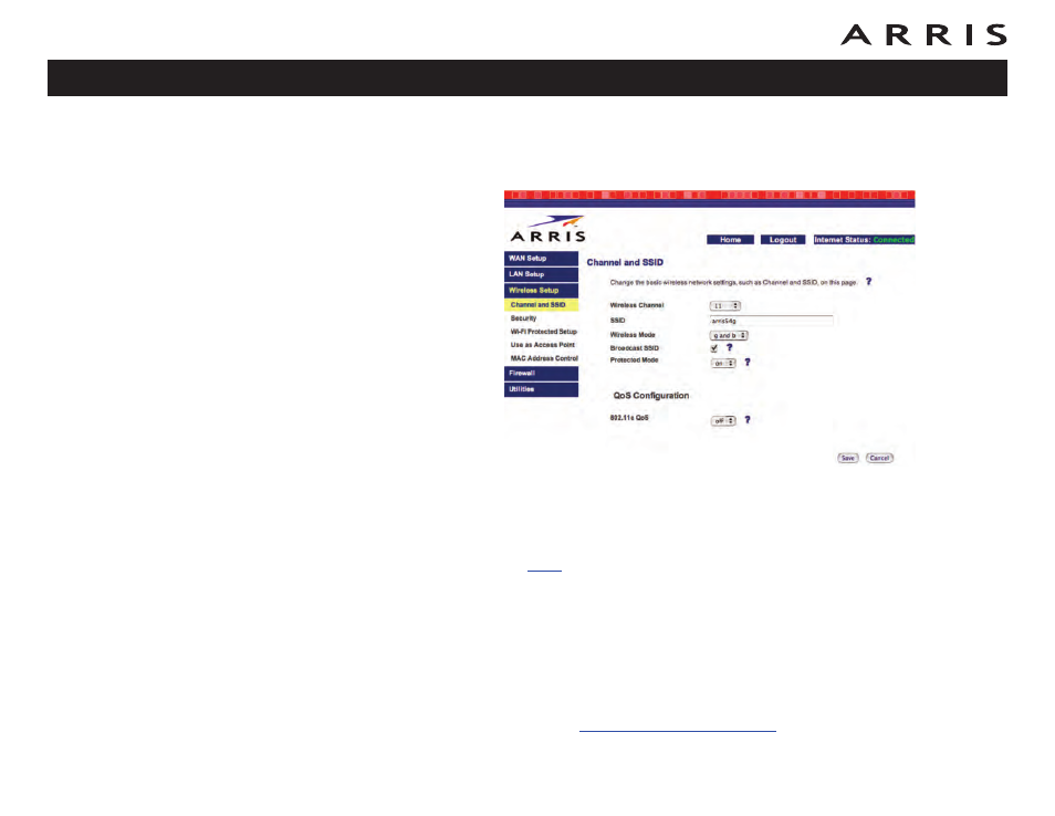 Configuring the lan channel and name | ARRIS WTM652 User Guide User Manual | Page 39 / 85