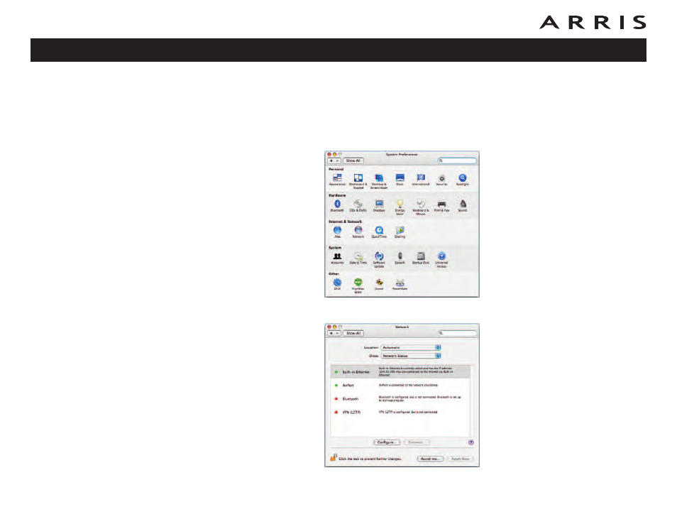 Tcp/ip configuration for macos x | ARRIS WTM652 User Guide User Manual | Page 63 / 85