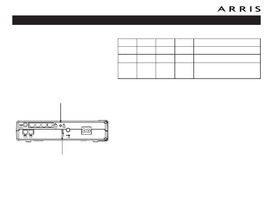 Using the reset buttons | ARRIS WTM652 User Guide User Manual | Page 71 / 85