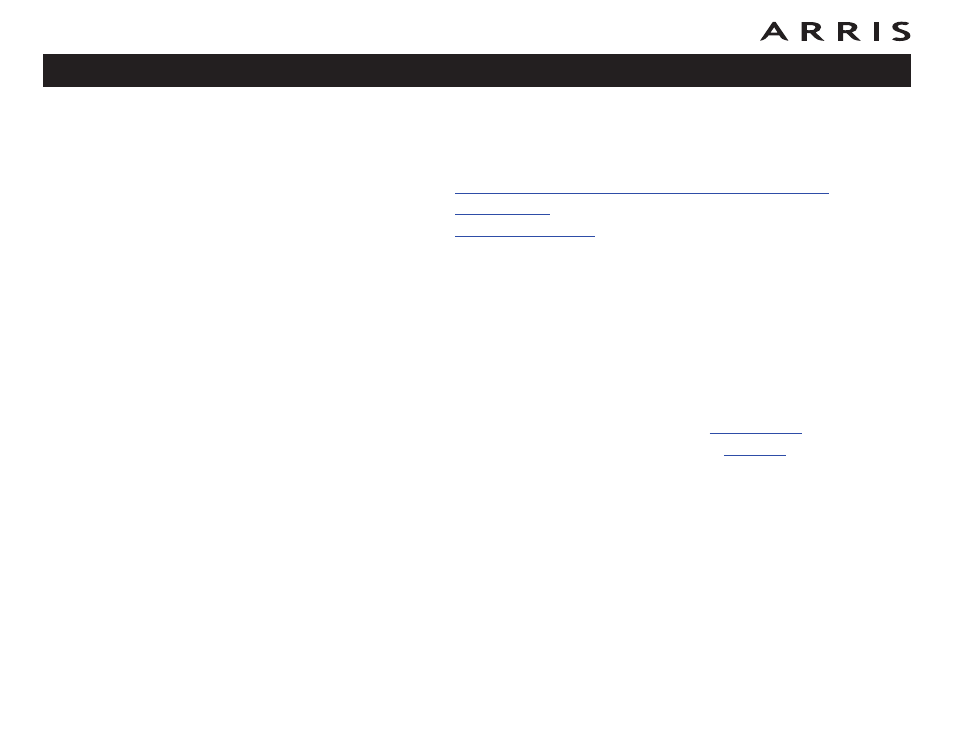 Using the reset button, Using the wideband cable modem, Usage | ARRIS WBM750 User Guide User Manual | Page 44 / 55