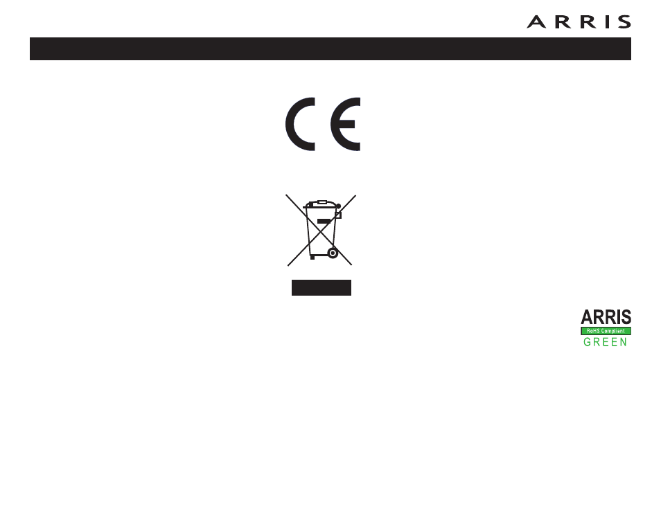 European compliance | ARRIS WBM750 User Guide User Manual | Page 5 / 55