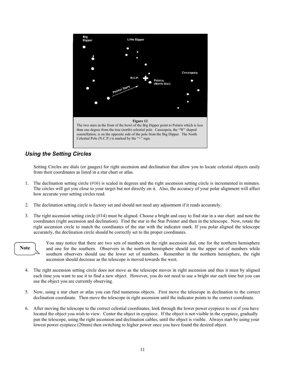 Celestron FIRSTSCOPE 90EQ User Manual | Page 11 / 20