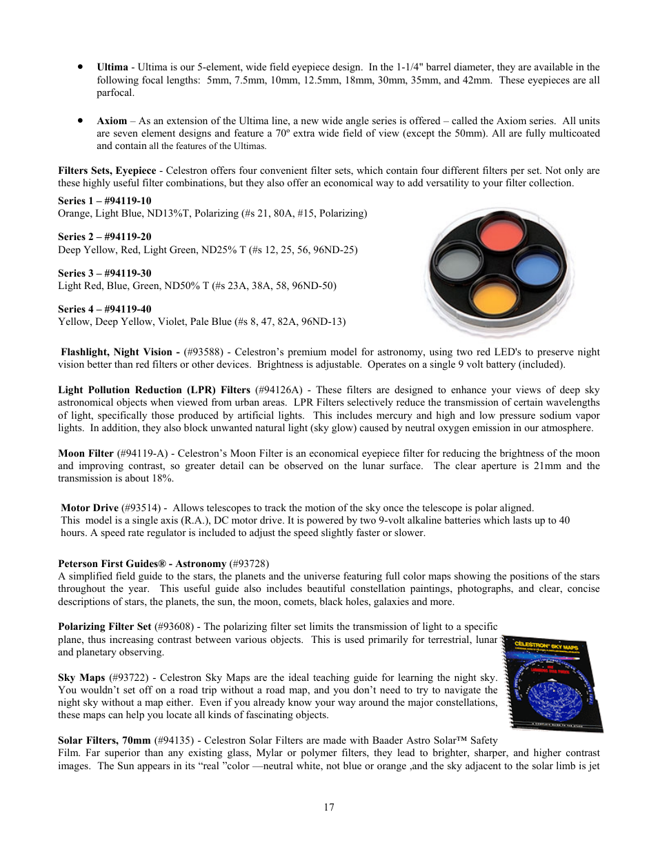 Celestron FIRSTSCOPE 90EQ User Manual | Page 17 / 20