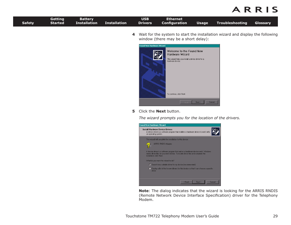 ARRIS TM722G-CT User Guide User Manual | Page 29 / 73