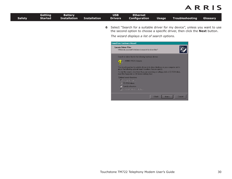 ARRIS TM722G-CT User Guide User Manual | Page 30 / 73
