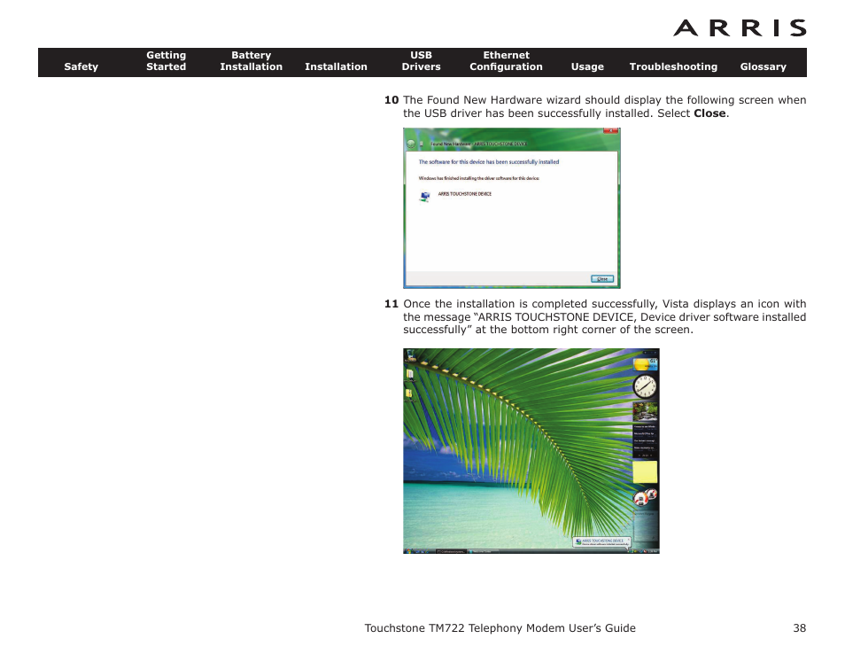 ARRIS TM722G-CT User Guide User Manual | Page 38 / 73