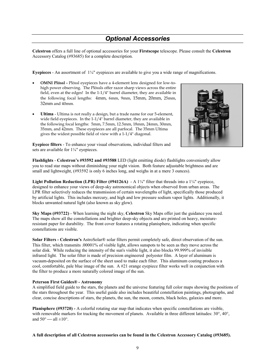 Celestron FIRSTSCOPE 21052 User Manual | Page 9 / 10