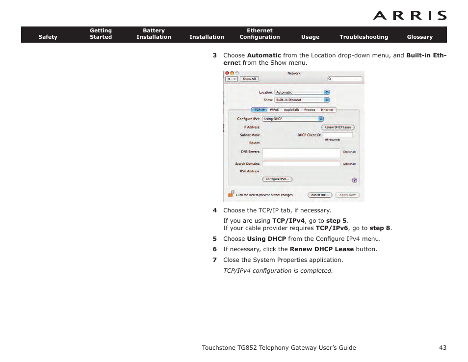 ARRIS TG852G-NA User Guide User Manual | Page 43 / 60