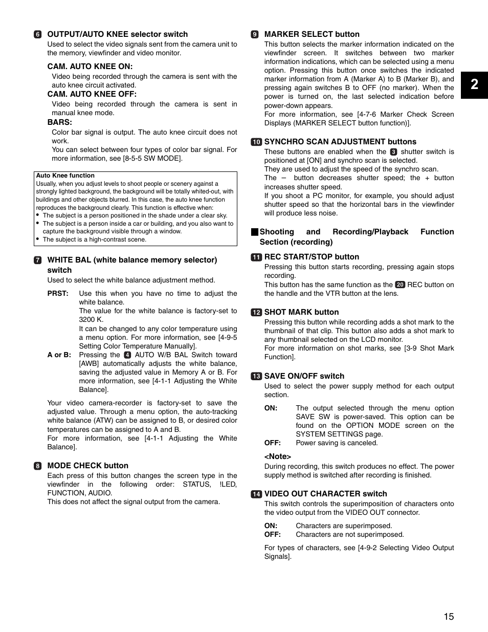 Panasonic SPX900 User Manual | Page 15 / 118