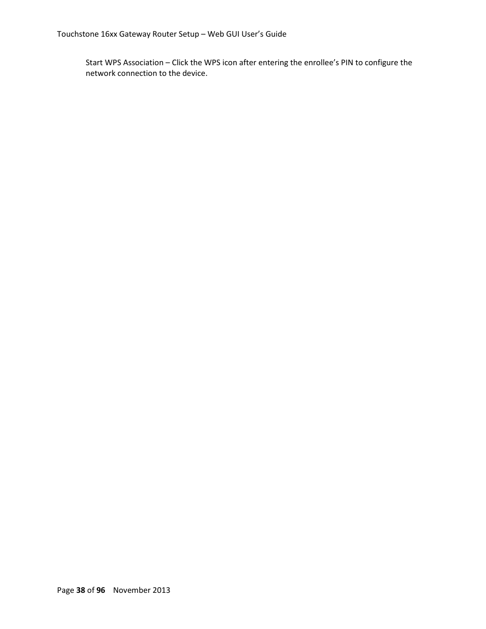 ARRIS TG1672G-NA Web GUI User Guide User Manual | Page 38 / 96