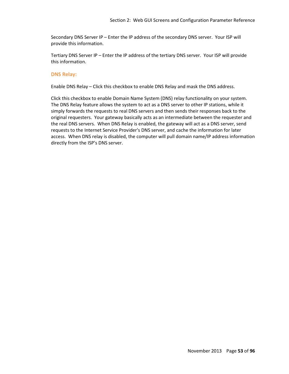 ARRIS TG1672G-NA Web GUI User Guide User Manual | Page 53 / 96