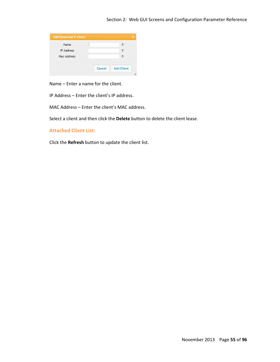 ARRIS TG1672G-NA Web GUI User Guide User Manual | Page 55 / 96
