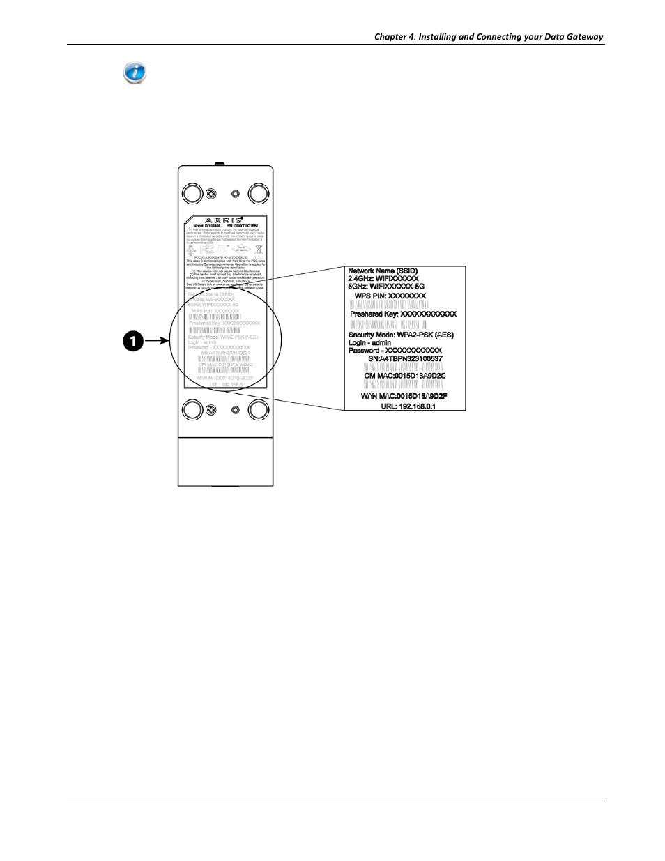 Accessing the configuration interface | ARRIS DG1680A-TW Users Guide User Manual | Page 22 / 39