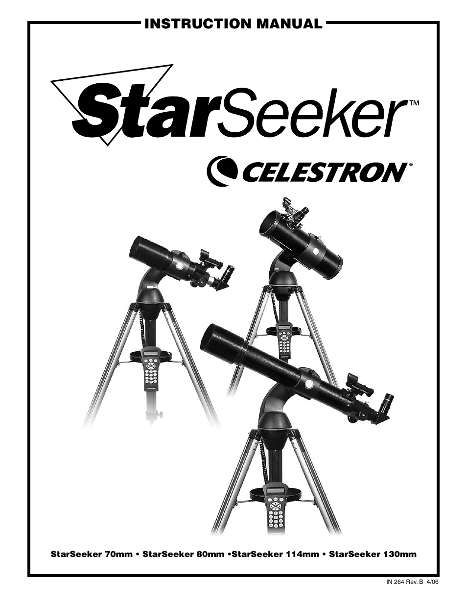 Celestron StarSeeker User Manual | 34 pages