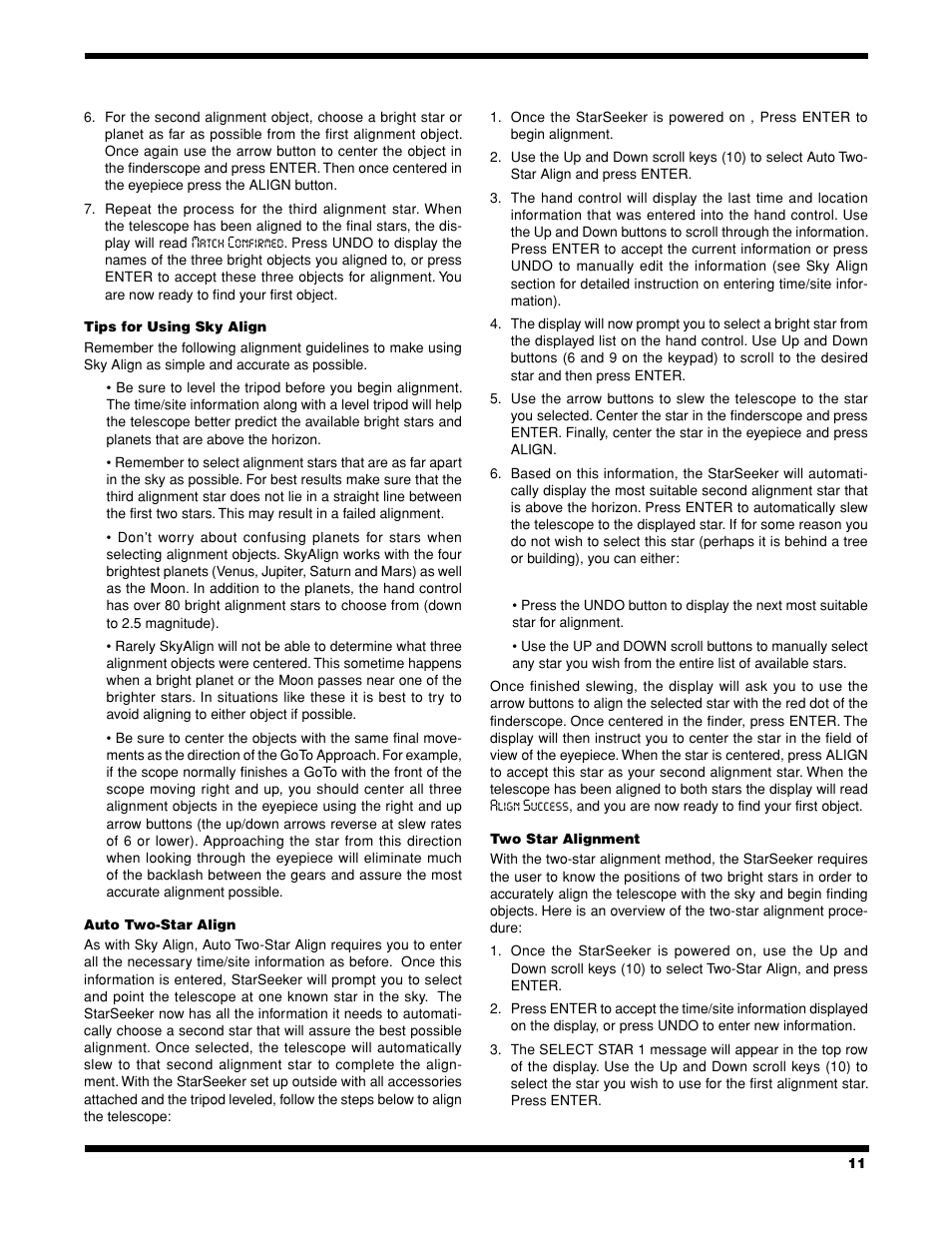 Celestron StarSeeker User Manual | Page 11 / 34