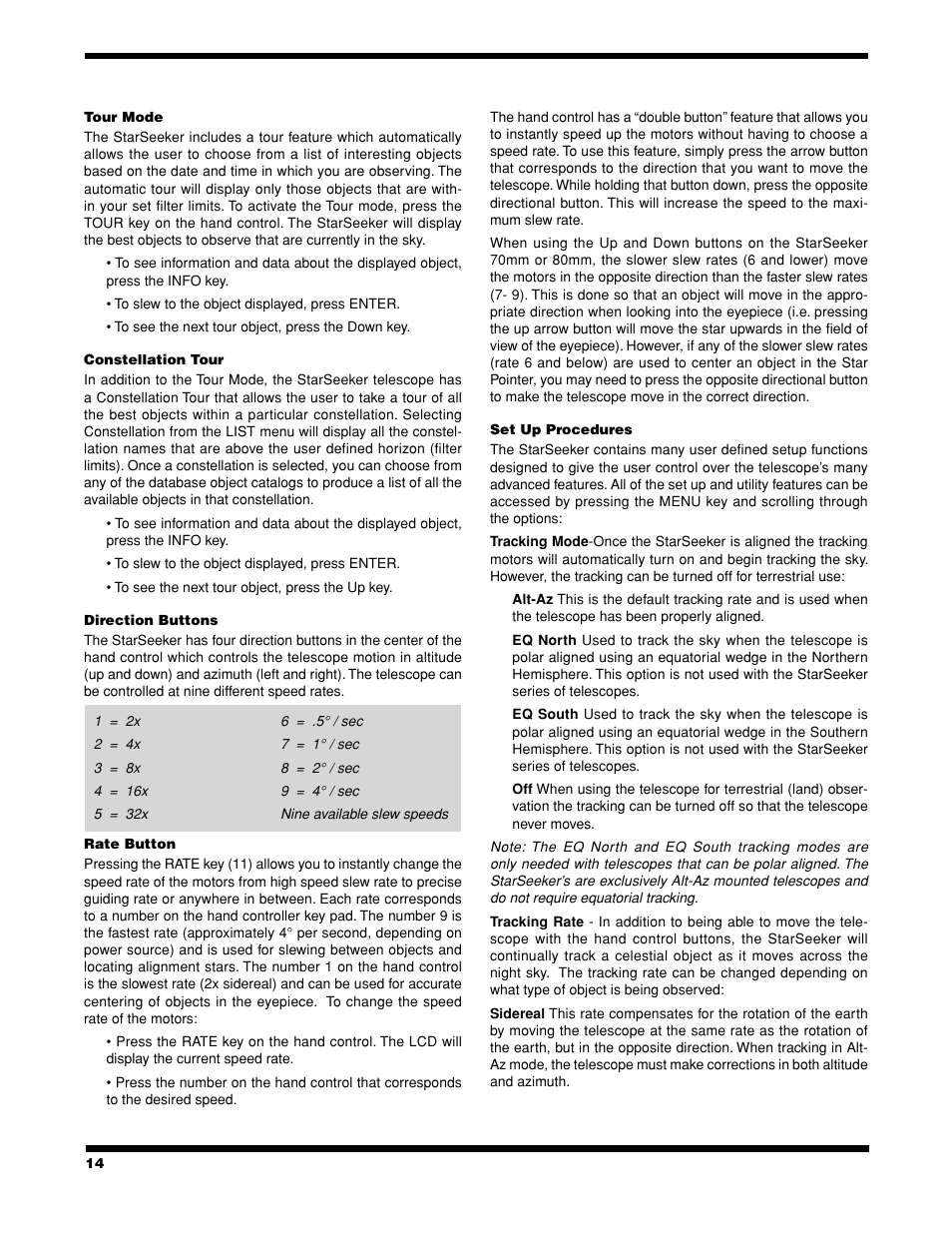 Celestron StarSeeker User Manual | Page 14 / 34