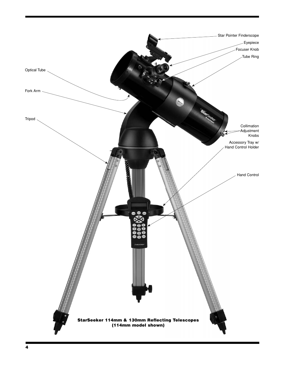 Celestron StarSeeker User Manual | Page 4 / 34