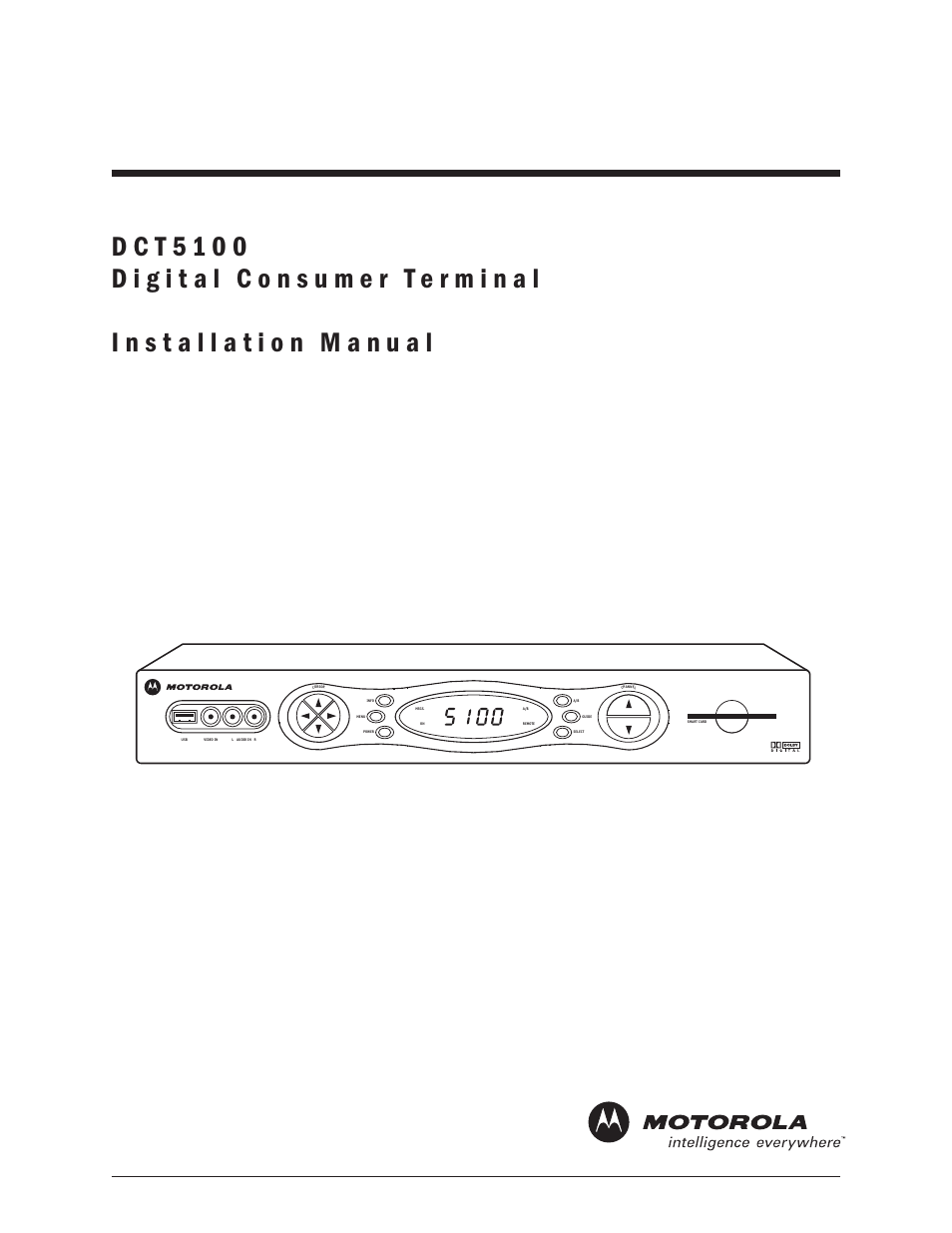 ARRIS DCT5100 Installation Manual User Manual | 81 pages