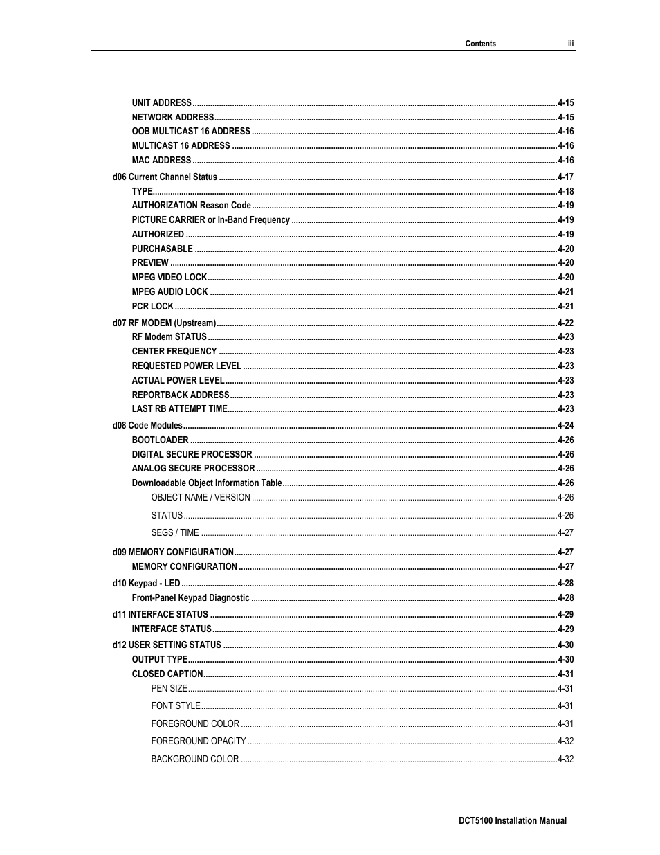 ARRIS DCT5100 Installation Manual User Manual | Page 7 / 81