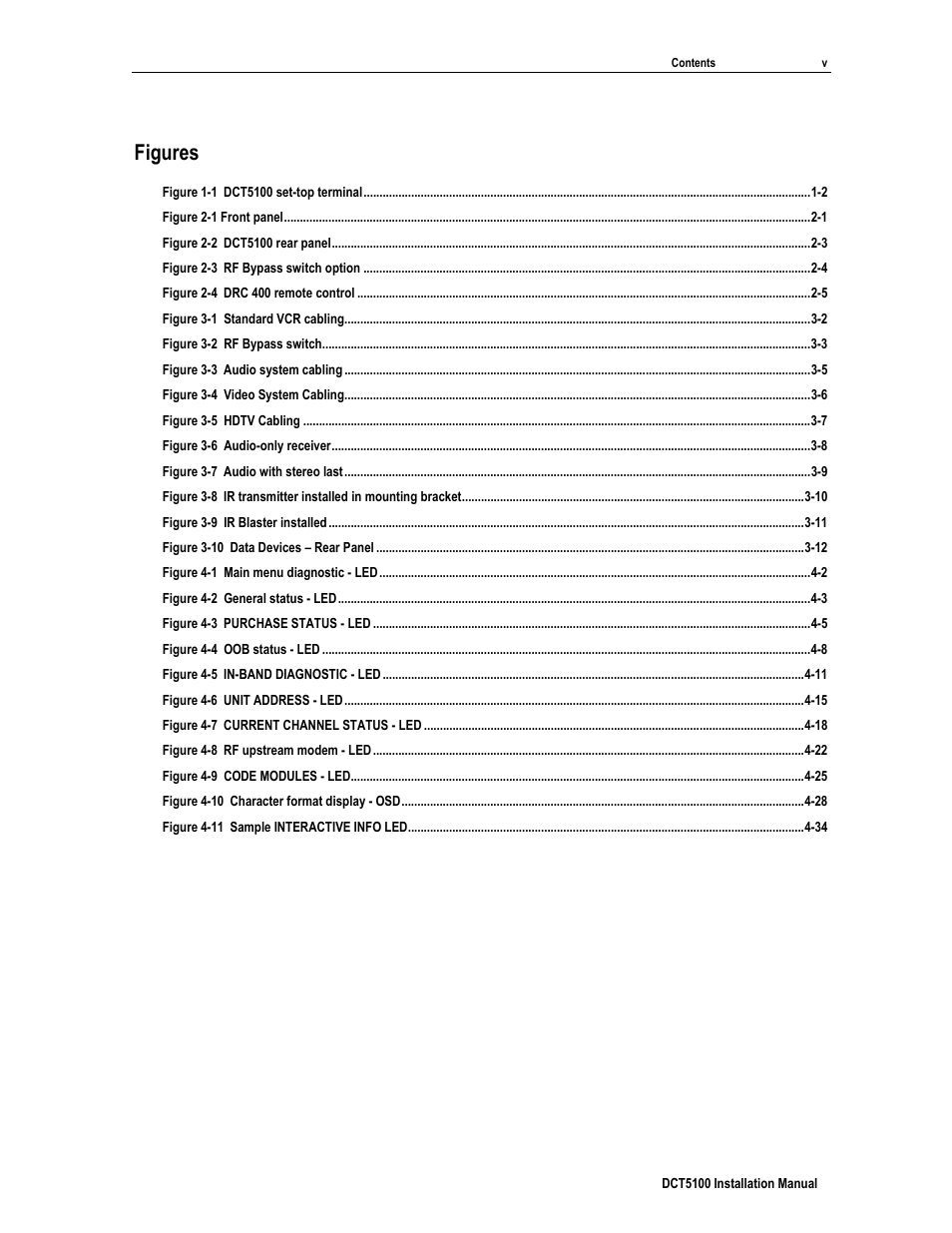 Figures | ARRIS DCT5100 Installation Manual User Manual | Page 9 / 81