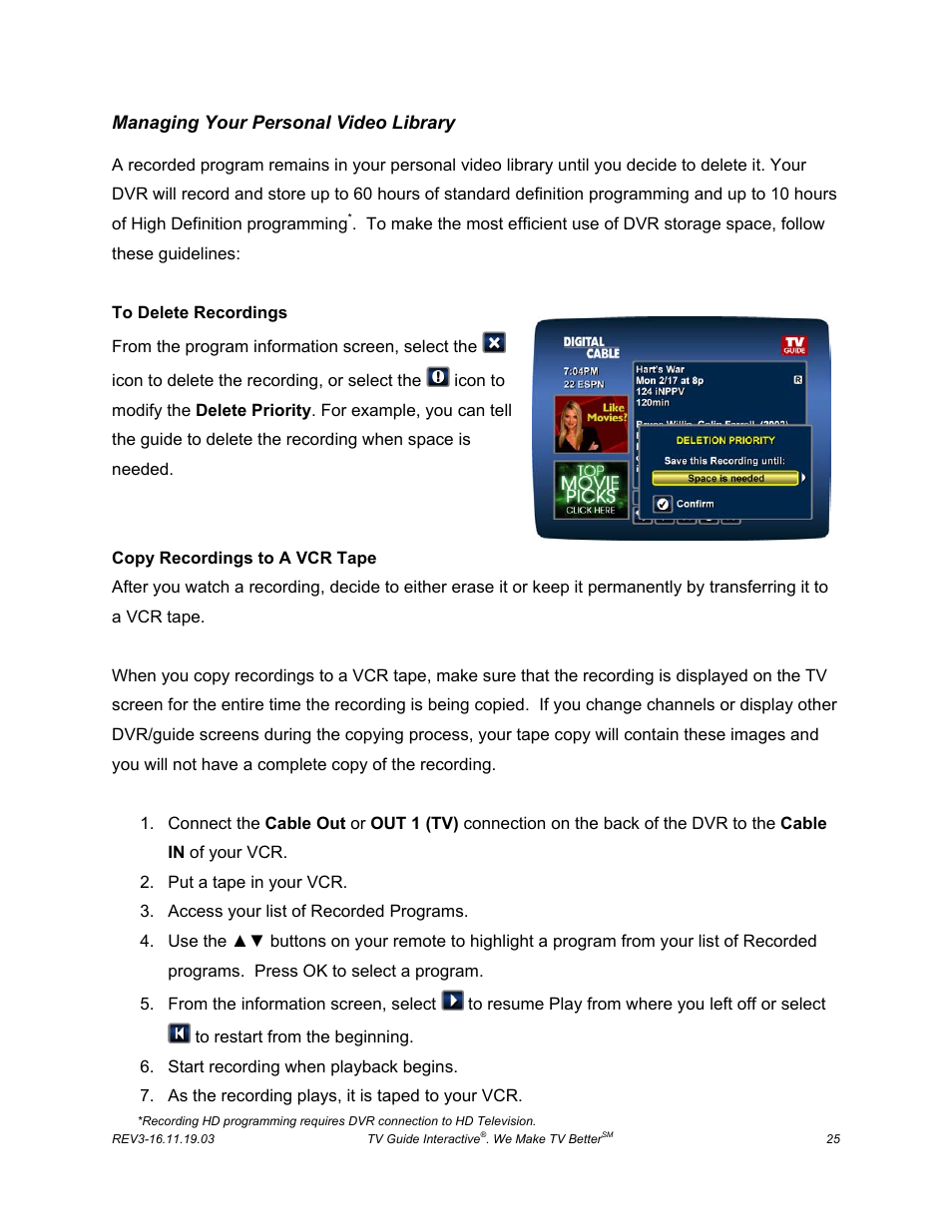 ARRIS DCT6208 TVGuide DVR Manual User Manual | Page 29 / 59