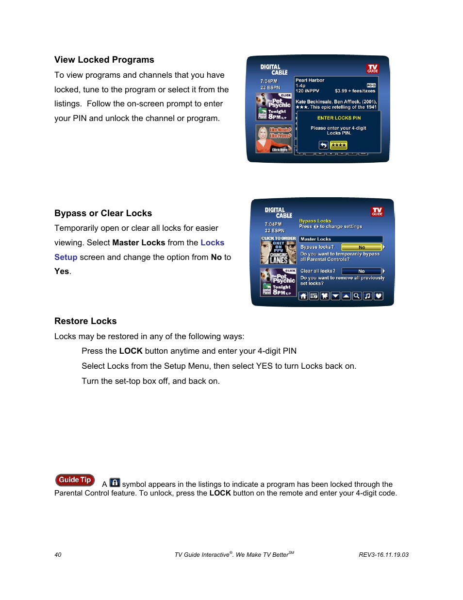 ARRIS DCT6208 TVGuide DVR Manual User Manual | Page 44 / 59