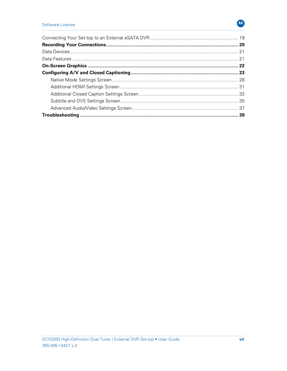 ARRIS DCX3300 User Guide User Manual | Page 9 / 51