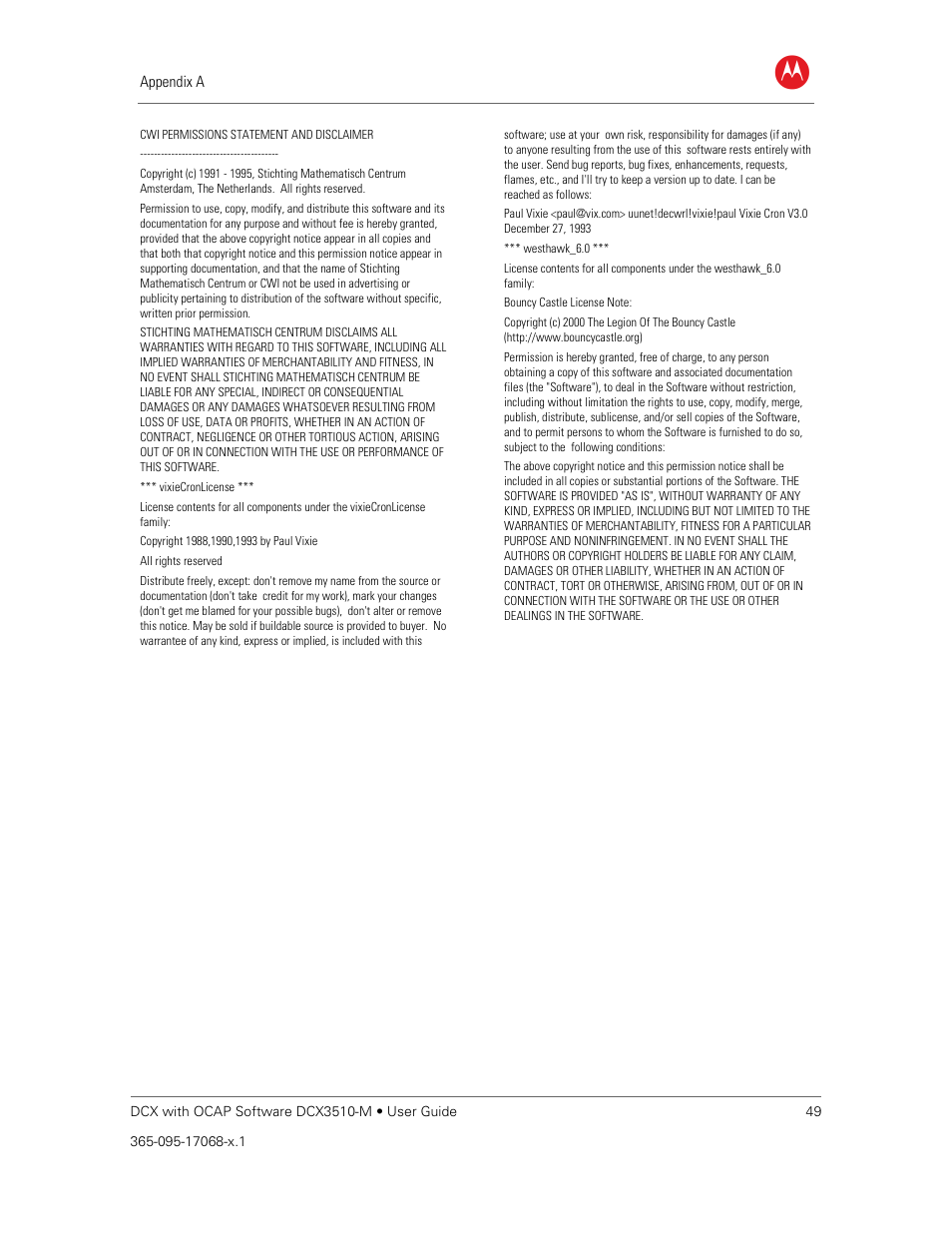 ARRIS DCX3510M User Guide User Manual | Page 58 / 59