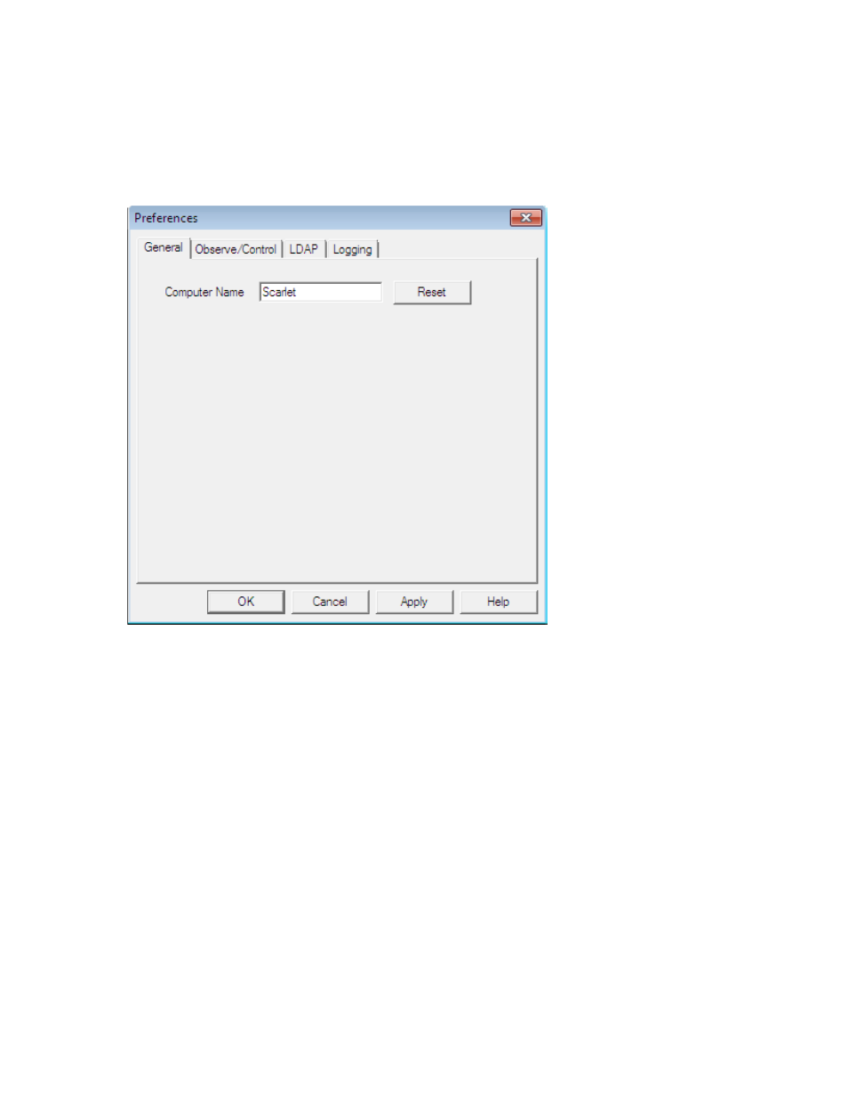 The general tab | ARRIS Timbuktu for Windows v9.0.4- Getting Started Guide User Manual | Page 14 / 57