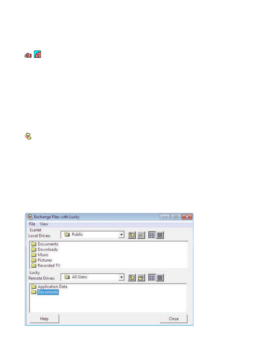 Using timbuktu services | ARRIS Timbuktu for Windows v9.0.4- At a Glance Guide User Manual | Page 3 / 6
