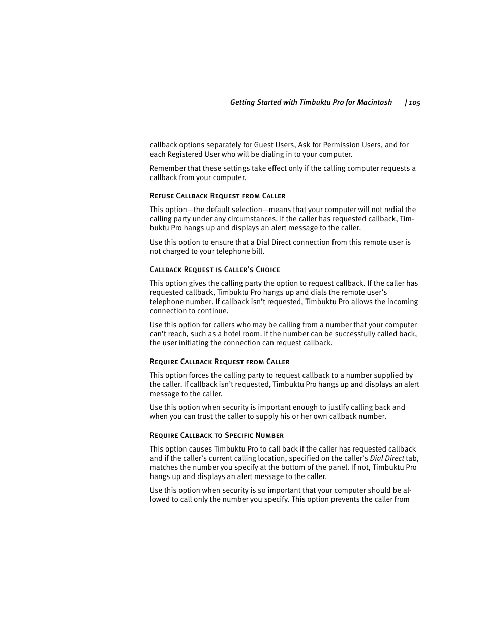 ARRIS Timbuktu for Macintosh v8.8.3- Getting Started Guide User Manual | Page 105 / 116